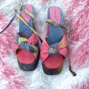 Jeffrey Campbell Multicolor Platform Sandals